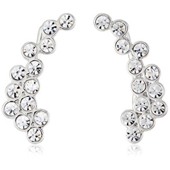 Rebecca Minkoff Jewelry - Rebecca Minkoff Crystal Ear Climber Earrings